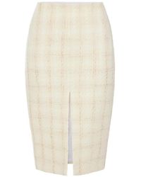 Elisabetta Franchi - Tweed Skirt - Lyst