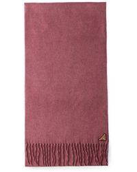 Prada - Silk And Cashmere Scarf - Lyst