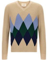 Ballantyne - Pull À Motif Losanges - Lyst