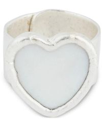 POISONED HEARTS - Heart-Motif Ring - Lyst