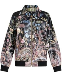 Etro - Floral-print Bomber Jacket - Lyst