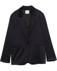 forte_forte - Veste Satinée À Simple Boutonnage - Lyst