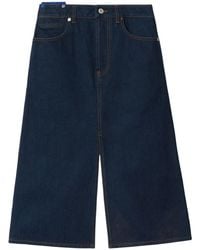 Burberry - Jupe En Jean - Lyst