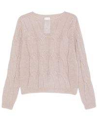 Liu Jo - Cable-Knit Sweater - Lyst