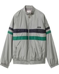 Miu Miu - Veste Zippée À Col Montant - Lyst