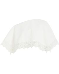 A.W.A.K.E. MODE - Bluse mit Spitzenborten - Lyst