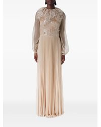 Fabiana Filippi - Sequin-Embellished Pleated Maxi Dress - Lyst