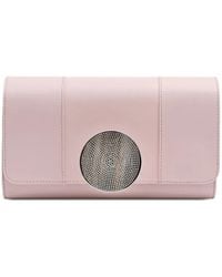 PERRIN Paris - Le Disque Strass Clutch Bag - Lyst
