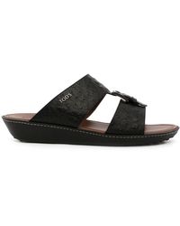 Tod's - Textured Leather Sandals - Lyst