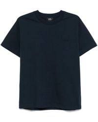 A.P.C. - Logo-Embroidered T-Shirt - Lyst