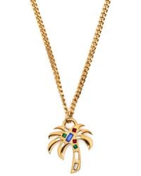Palm Angels - Palm Rhinestone-embellished Necklace - Lyst