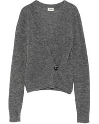 DRYKORN - Lobaia Wrap-Style Buttoned Cardigan - Lyst