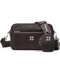 Tory Burch - Virginia Logo-Plaque Shoulder Bag - Lyst