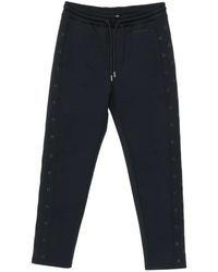 KARL LAGERFELD - Logo-Embroidered Drawstring Track Pants - Lyst