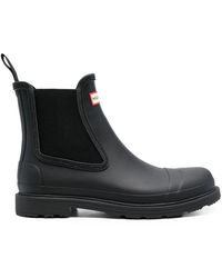 HUNTER - Commando Chelsea-Boots - Lyst
