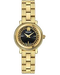 Versace - Greca Flourish Petite 28 Mm Horloge - Lyst
