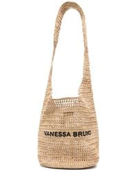 Vanessa Bruno - Raffia Shoulder Bag - Lyst