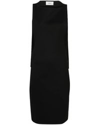 Coperni - Midikleid Mit Cape - Lyst