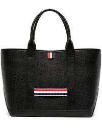 Thom Browne - Small Tool Leather Tote Bag - Lyst