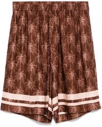 Laneus - Palm Tree-Print Shorts - Lyst