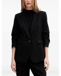 DKNY - Blazer À Manches Froncées - Lyst