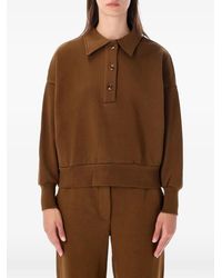 Sessun - Blove Button-Placket Drop-Shoulder Sweater - Lyst