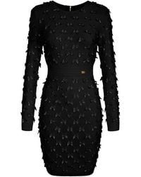 Elisabetta Franchi - Bow-Detailing Mini Dress - Lyst
