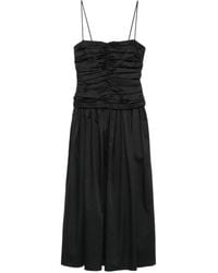 TOVE - Amina Ruched Midi Dress - Lyst