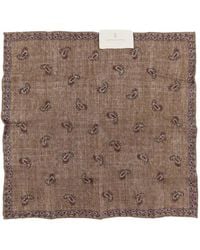 Brunello Cucinelli - Schal Mit Paisley-Print - Lyst
