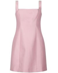 Twentyfourhaitch - Robe À Encolure Carrée - Lyst