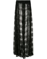 Amir Slama - Wide-Leg Lace Trousers - Lyst