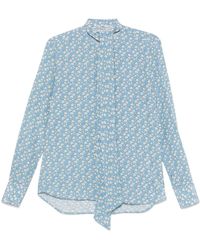 Ermanno Scervino - Shirt Met Bloemenprint - Lyst