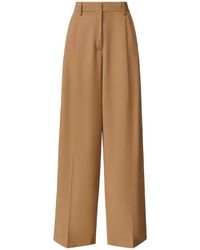 Fabiana Filippi - Pleated Wide Trousers - Lyst