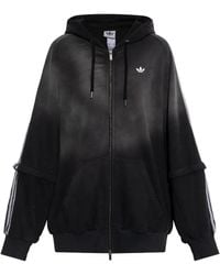adidas - Three-stripe Hoodie - Lyst