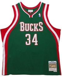 Mitchell & Ness - Giannis Antetokounmpo Milwaukee Bucks 2013-14 Jersey - Lyst