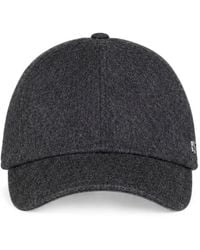 Tagliatore - Paneled Virgin-Wool Baseball Cap - Lyst