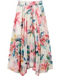 Twinset - Floral-Print Skirt - Lyst