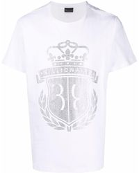 Billionaire - T-shirt con decorazione - Lyst