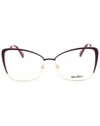 Max Mara - Cat-Eye Frame Glasses - Lyst