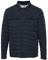 Herno - Quilted Down Shirt Jacket - Lyst