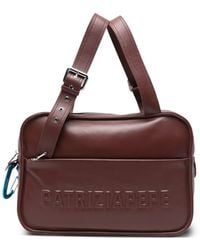 Patrizia Pepe - Embossed Leather Tote Bag - Lyst