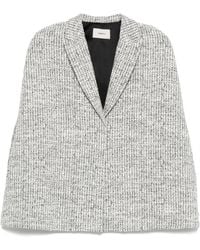 Coperni - Tweed Tailored Cape - Lyst