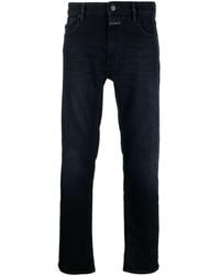 Closed - Logo-patch Straight-leg Jeans - Lyst