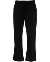 Balmain - Virgin-Wool Cropped Trousers - Lyst
