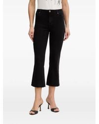Morgan - Cropped Flared Jeans - Lyst