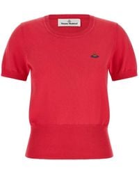 Vivienne Westwood - Bea Orb-Embroidered T-Shirt - Lyst