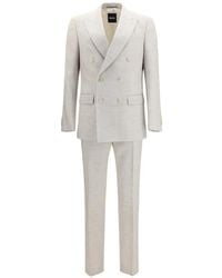 BOSS - Two-Piece Slim-Fit Suit - Lyst