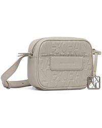 ARMANI EXCHANGE - Logo-Embossed Crossbody Bag - Lyst