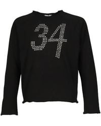 Ambush - Camiseta Con Motivo De Estrella De Manga Larga Con Efecto Envejecido - Lyst