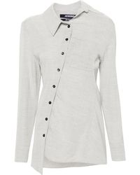 Jacquemus - La Chemise Pablo Asymmetric Shirt - Lyst